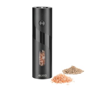AIKARO Electric Salt and Pepper Mill Automatic Spice Grinder (Grinder, Battery Operated)