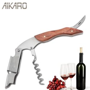 Professional Waiter's Corkscrew Wine Opener with Foil Cutter - Manual Wine Key for Bartenders, Servers  Home Use Engraving of the recipient's name